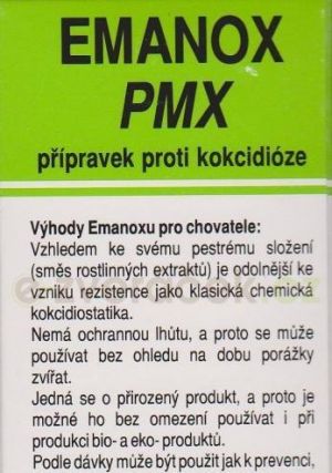 Emanox pmx - liecivo proti kokcidioze a traviacim problemom